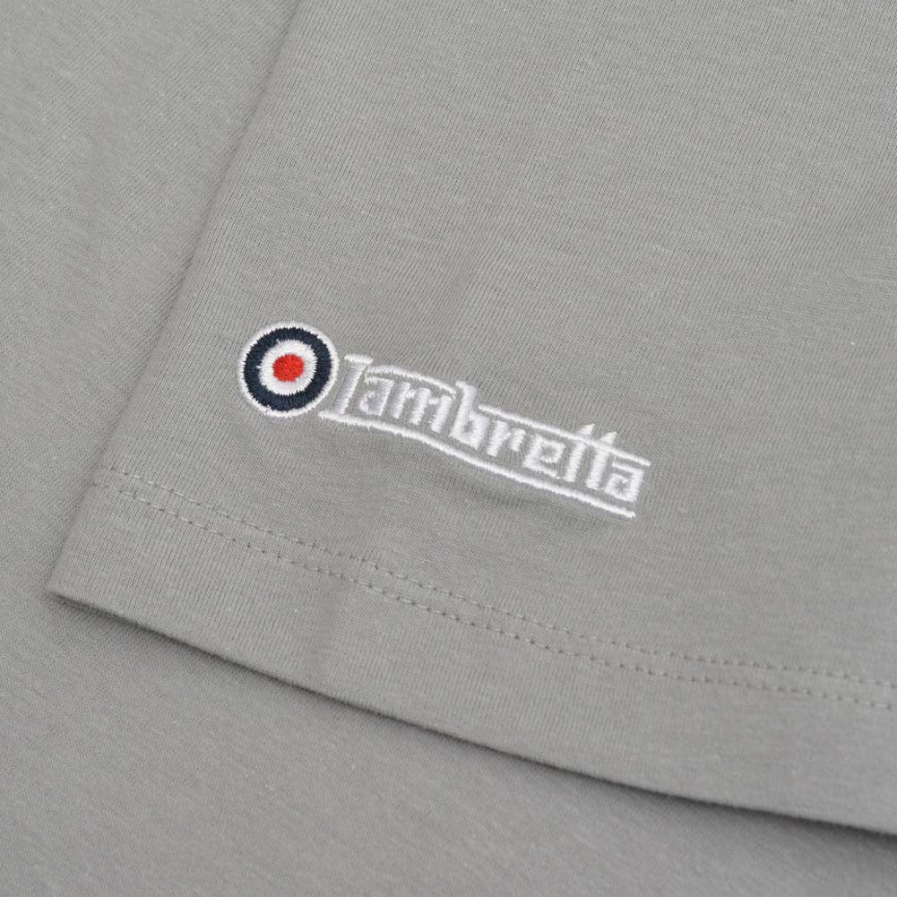 Lambretta Chevron Target T-shirt Heren T-shirt SS1512-GREY