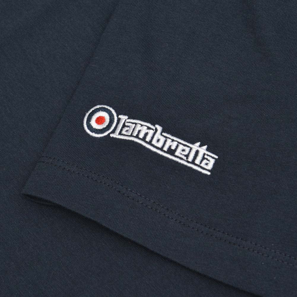 Lambretta Chevron Target T-shirt Heren T-shirt SS1512-NAVY