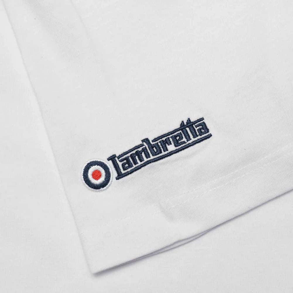 Lambretta Music Icon Tee Heren T-shirt SS1526-WHITE