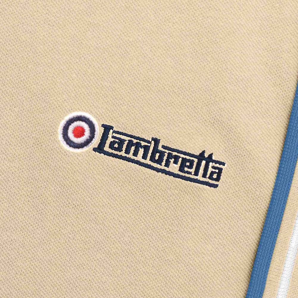 Lambretta Twin Tipped Heren Poloshirt SS1608-TOFU