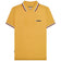 Lambretta Triple Tipped Poloshirt voor heren SS1650-GOLD-W-N-C – L