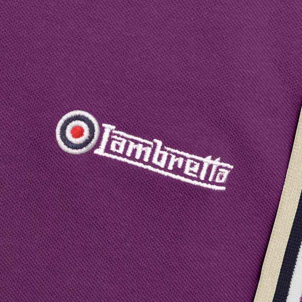 Lambretta Triple Tipped Poloshirt voor heren SS1650-WB-WHT-NVY-C