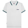 Lambretta Triple Tipped Poloshirt voor heren SS1650-WHT-C-N-S – S