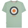 Lambretta Target T-shirt voor heren SS3846-ICE-GRN – S