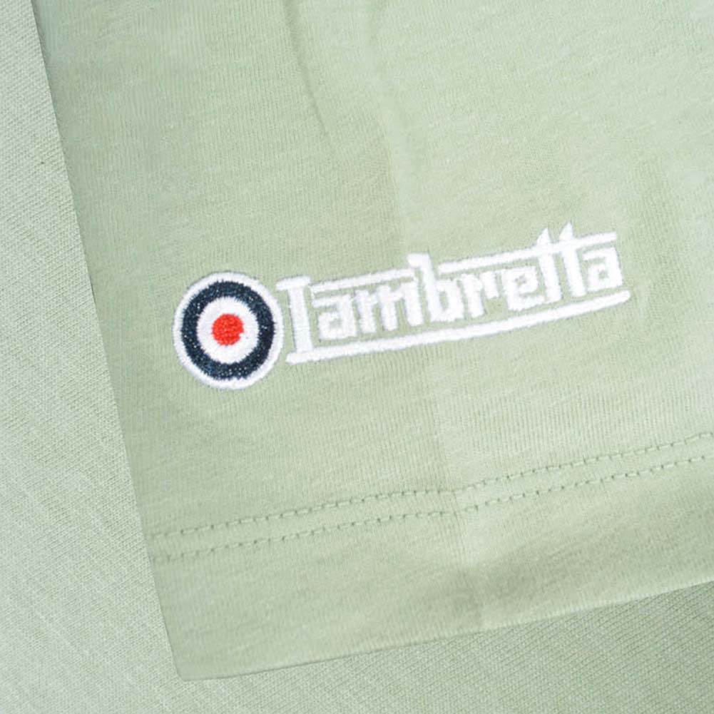 Lambretta Target T-shirt voor heren SS3846-ICE-GRN