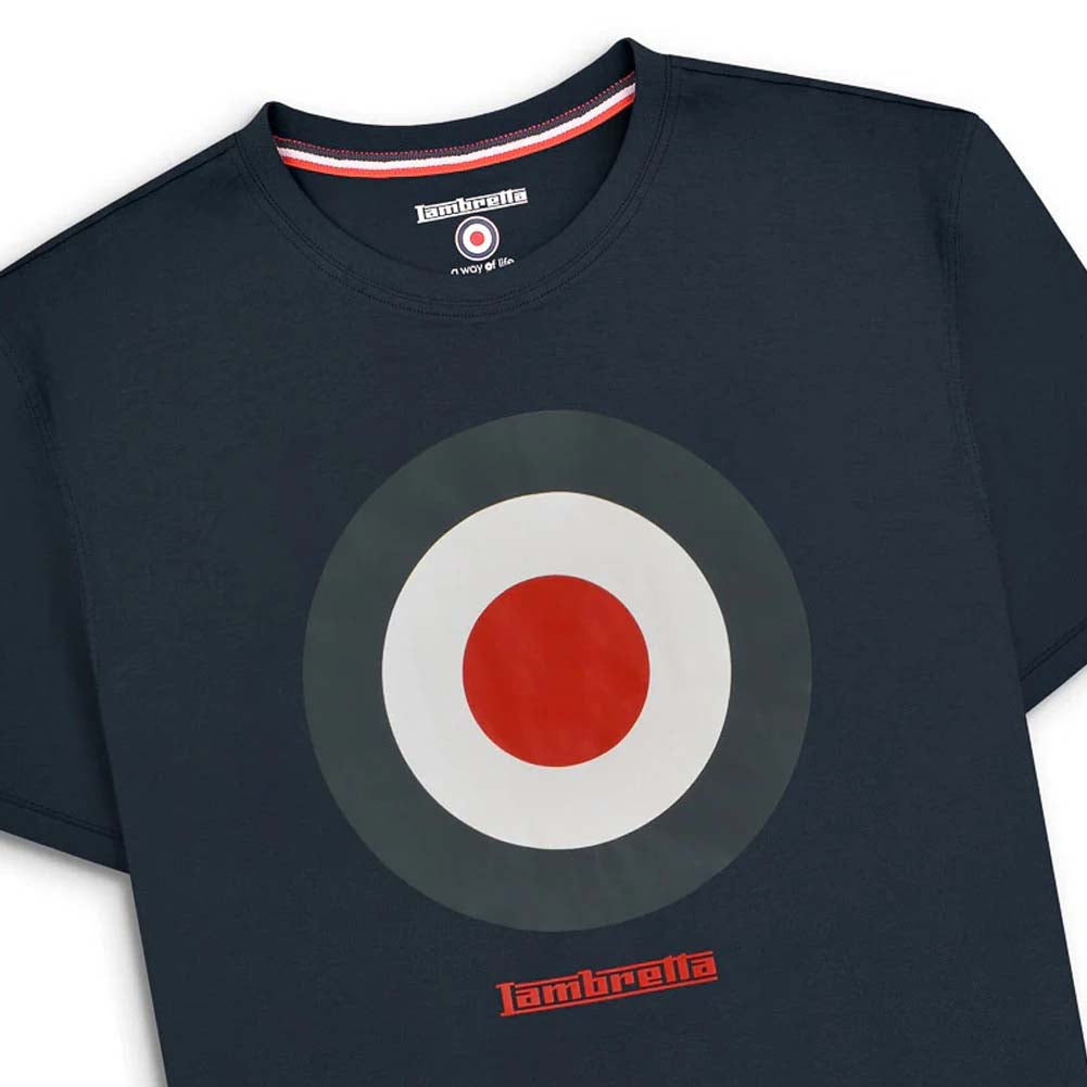 Lambretta Target T-shirt voor heren SS3846-NAVY