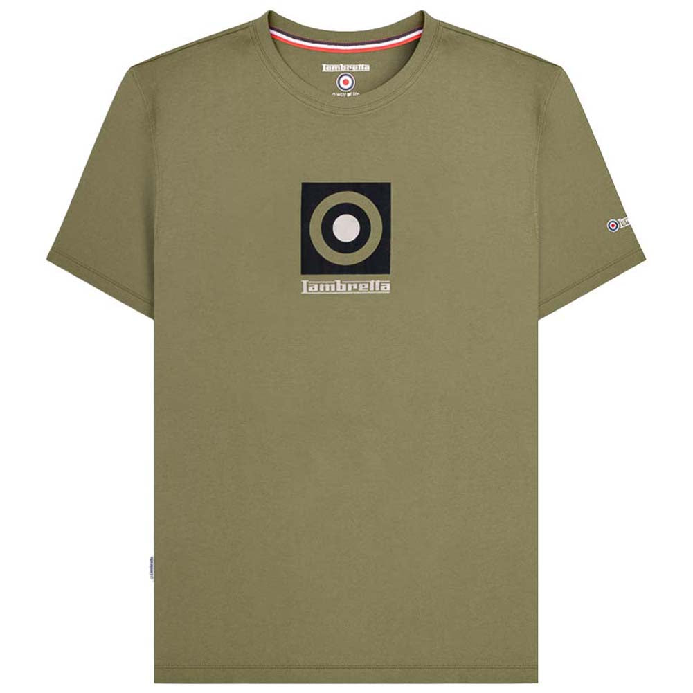Lambretta Target Box Tee Heren T-Shirt SS5007-KHAKI