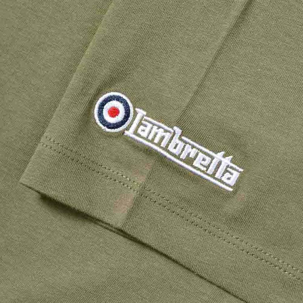 Lambretta Target Box Tee Heren T-Shirt SS5007-KHAKI