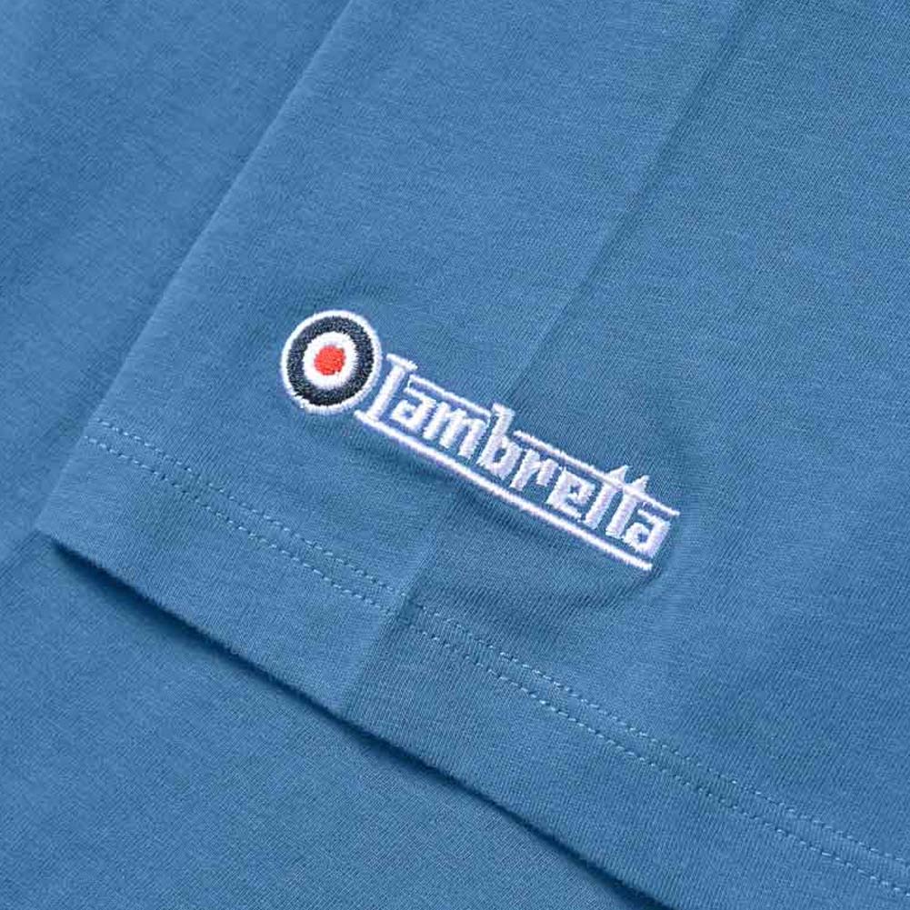 Lambretta Scooter T-shirt Heren T-shirt SS5017-DK BLU
