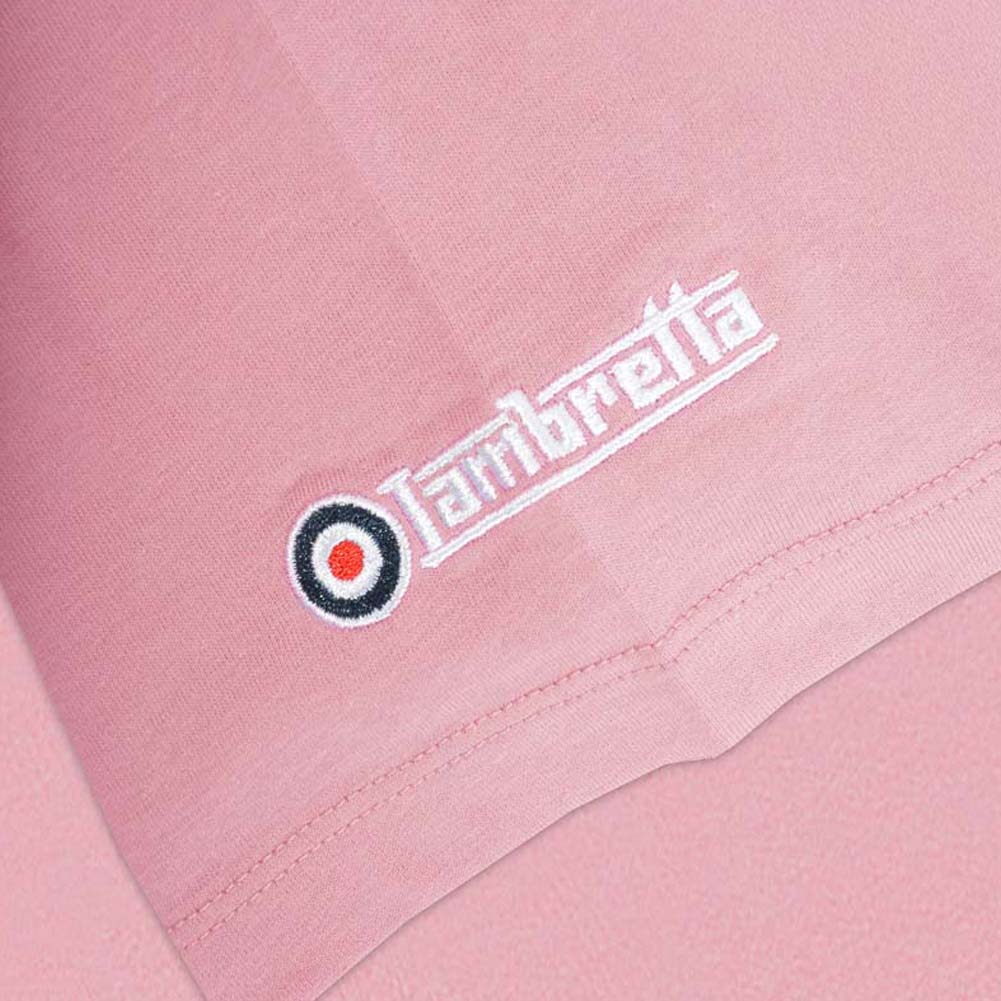 Lambretta Target Render T-shirt voor heren SS6000-PINK