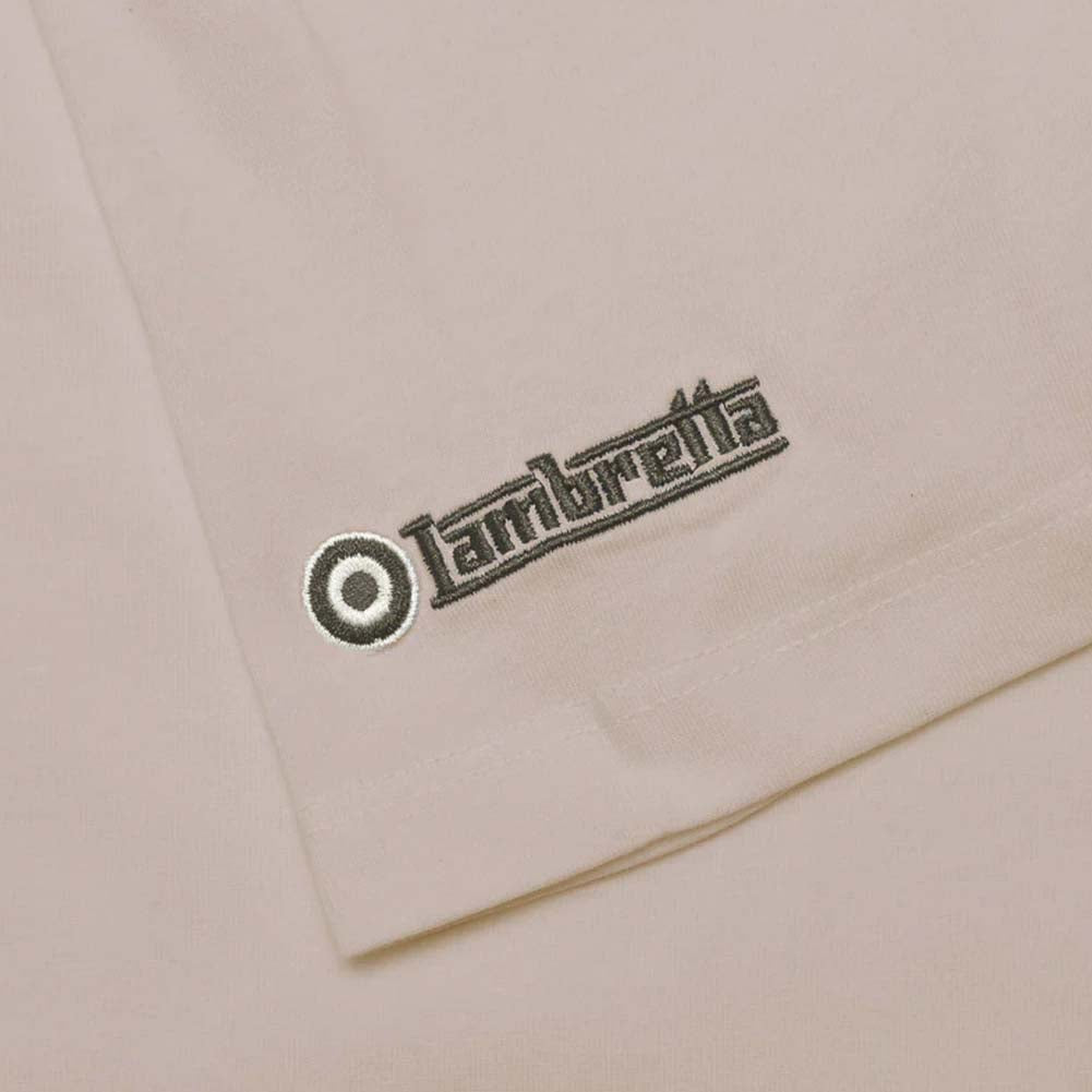 Lambretta Brand Target Tee Heren T-Shirt SS6006-TOFU
