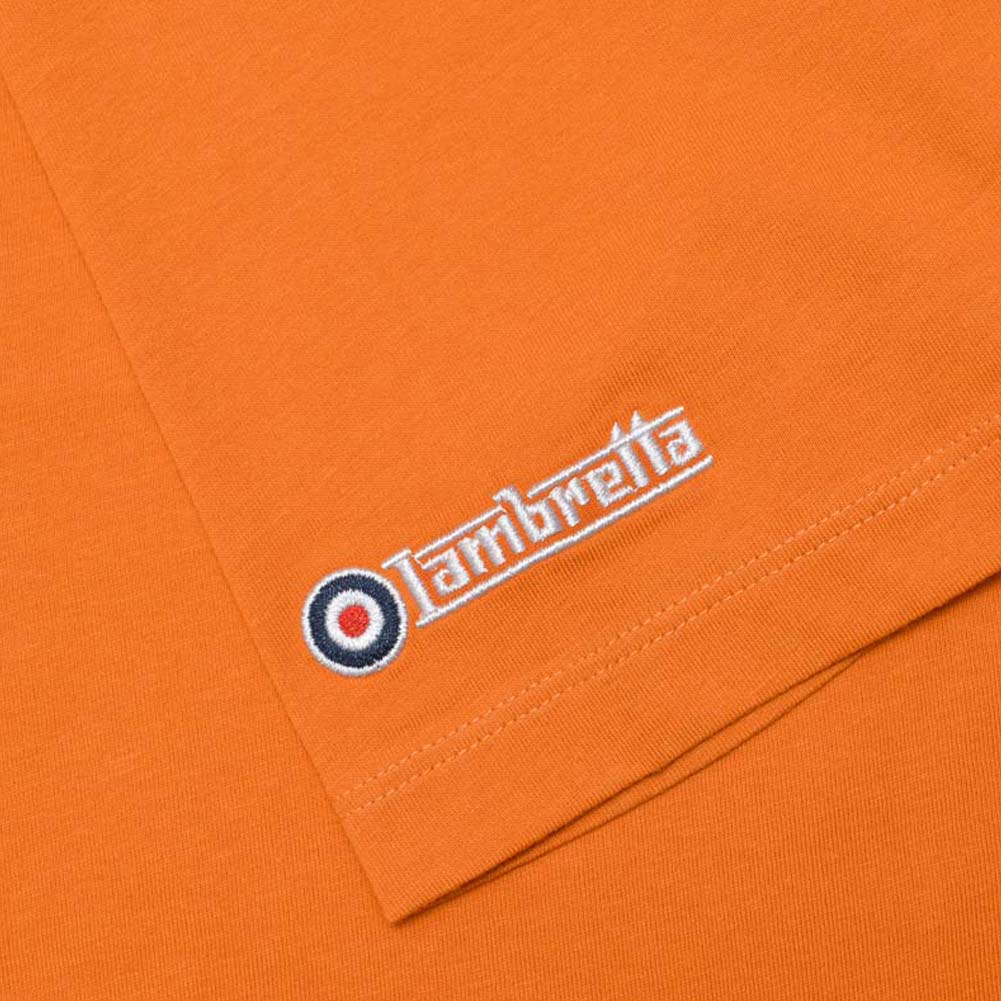 Lambretta Mod Target T-shirt voor heren SS6010-APRICOT