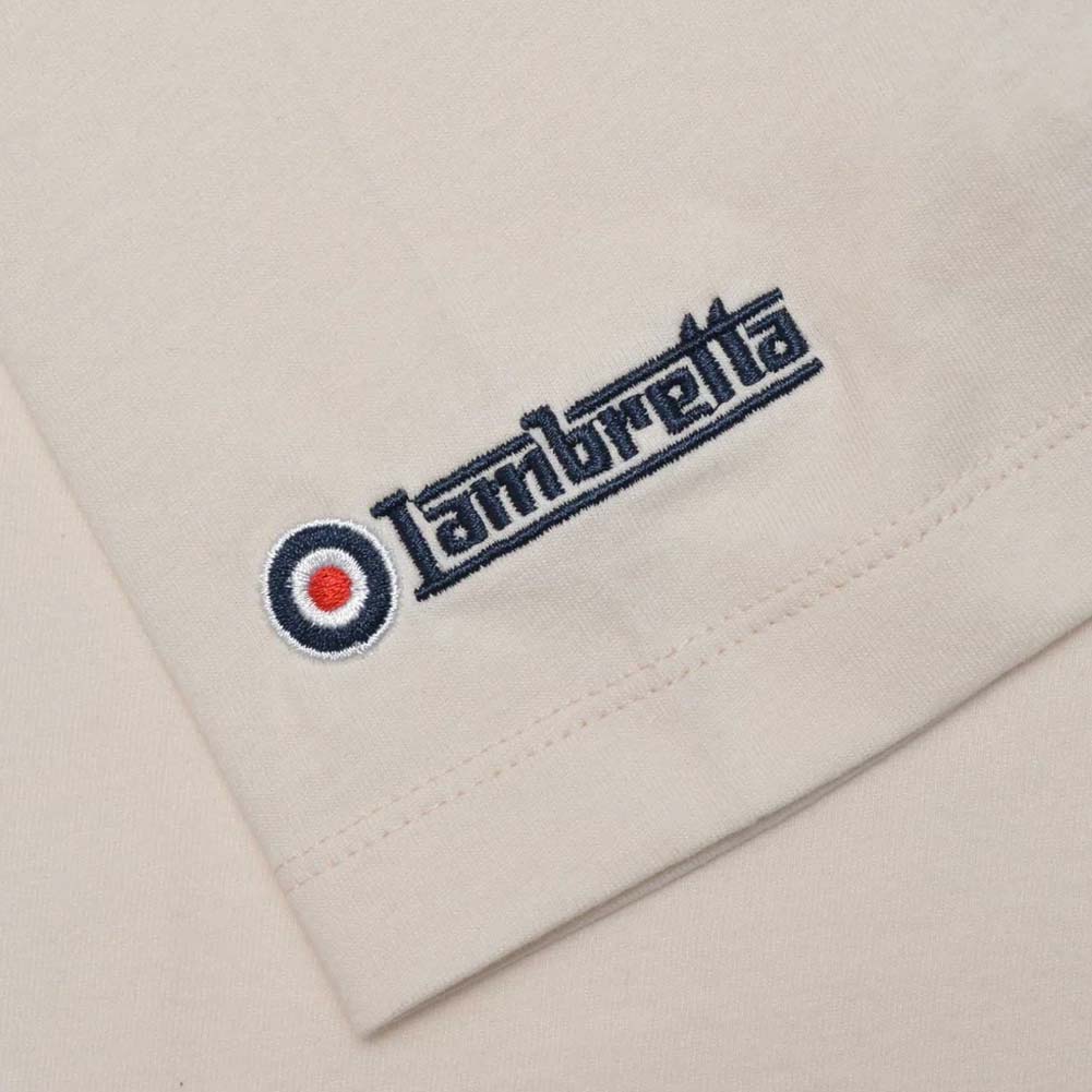 Lambretta Union Jack Guitar Jet Stream T-shirt voor heren SS6741-JET STREAM