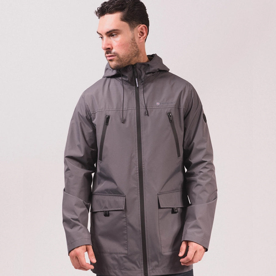 Lambretta Terrace Waterproof Heren Parka Jas SS7817-IRON