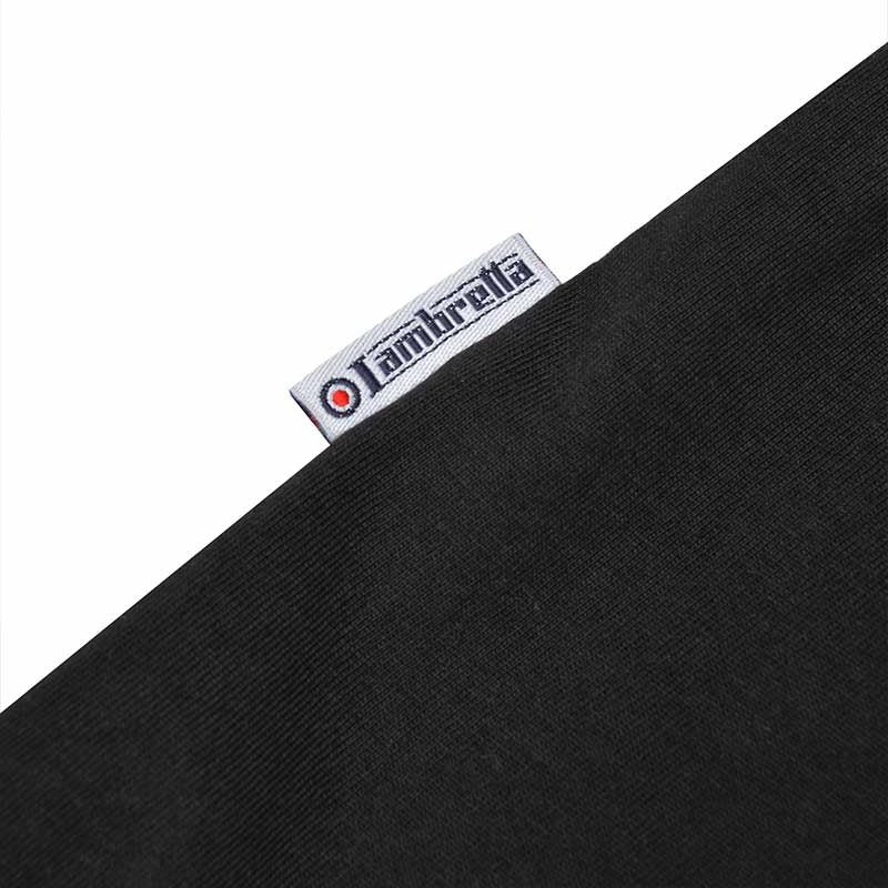 Lambretta Pannelled T-shirt voor heren SS9036-BLK