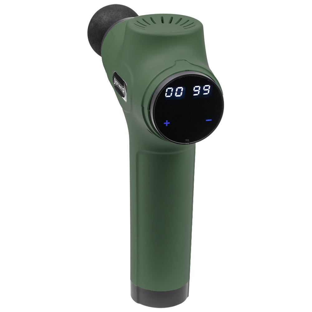 SPORTINATOR "Level Up" Massagepistool incl. accessoires groen