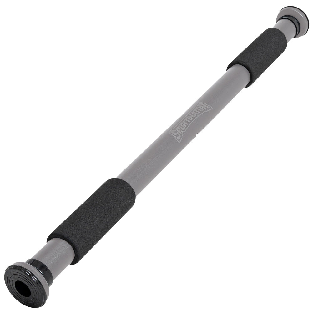 SPORTINATOR Optrekstang voor deurkozijn 60 - 100 cm grijs