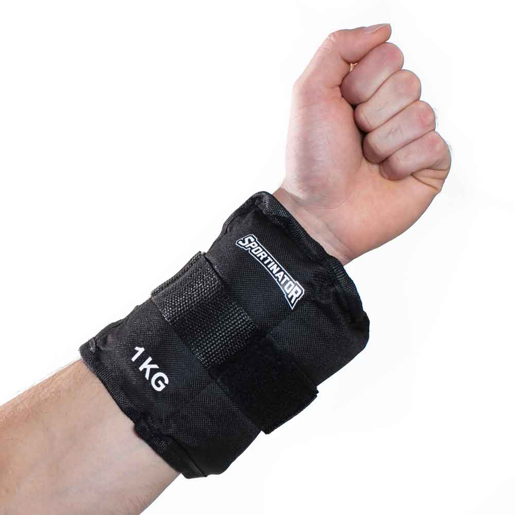 SPORTINATOR Arm- en been gewichtsmanchetten 1kg 2st