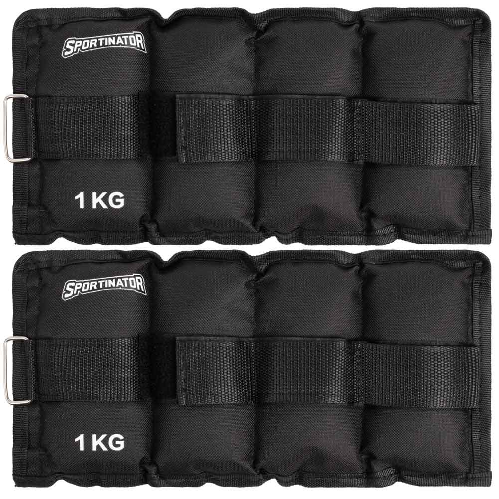SPORTINATOR Arm- en been gewichtsmanchetten 1kg 2st