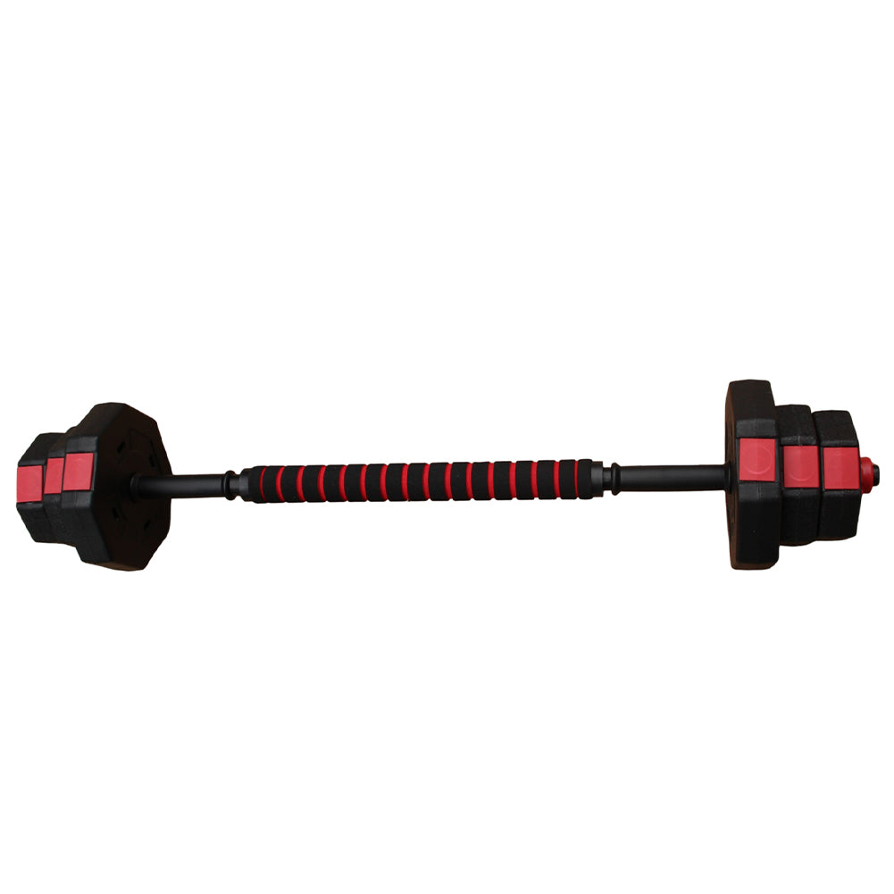 SPORTINATOR "Curls" 2-in-1 Kurz + Langhantel 20 kg Set