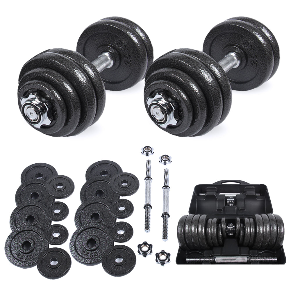 SPORTINATOR "Machine" Halterset 30 kg met koffer
