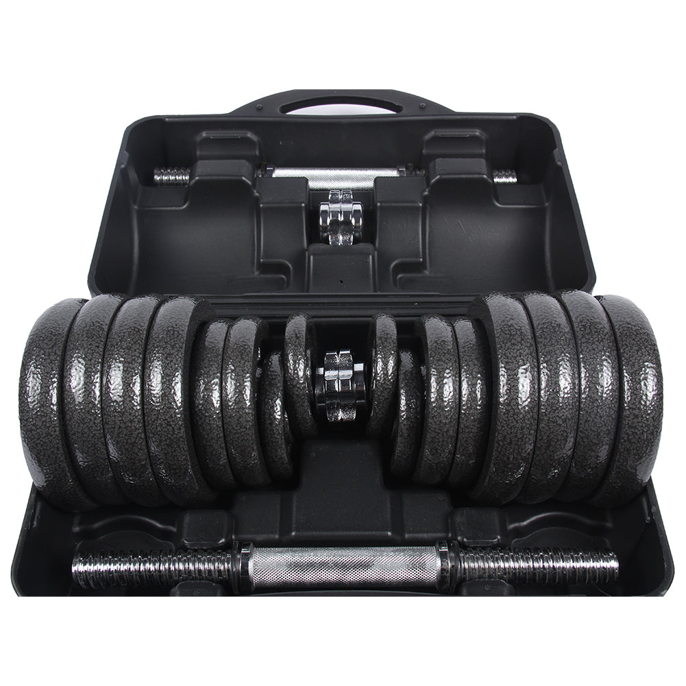SPORTINATOR "Machine" Halterset 30 kg met koffer
