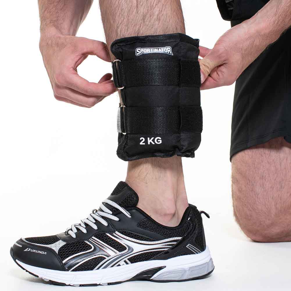 SPORTINATOR Arm- en been gewichtsmanchetten 2kg 2st