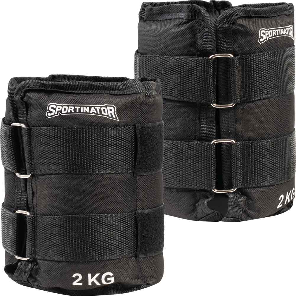 SPORTINATOR Arm- en been gewichtsmanchetten 2kg 2st