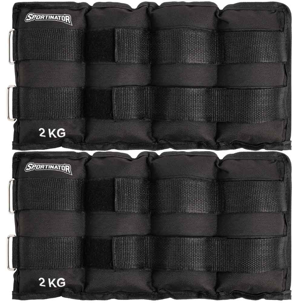 SPORTINATOR Arm- en been gewichtsmanchetten 2kg 2st