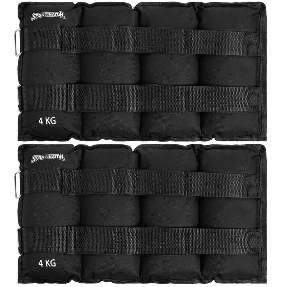 SPORTINATOR Arm- en been gewichtsmanchetten 4kg 2st