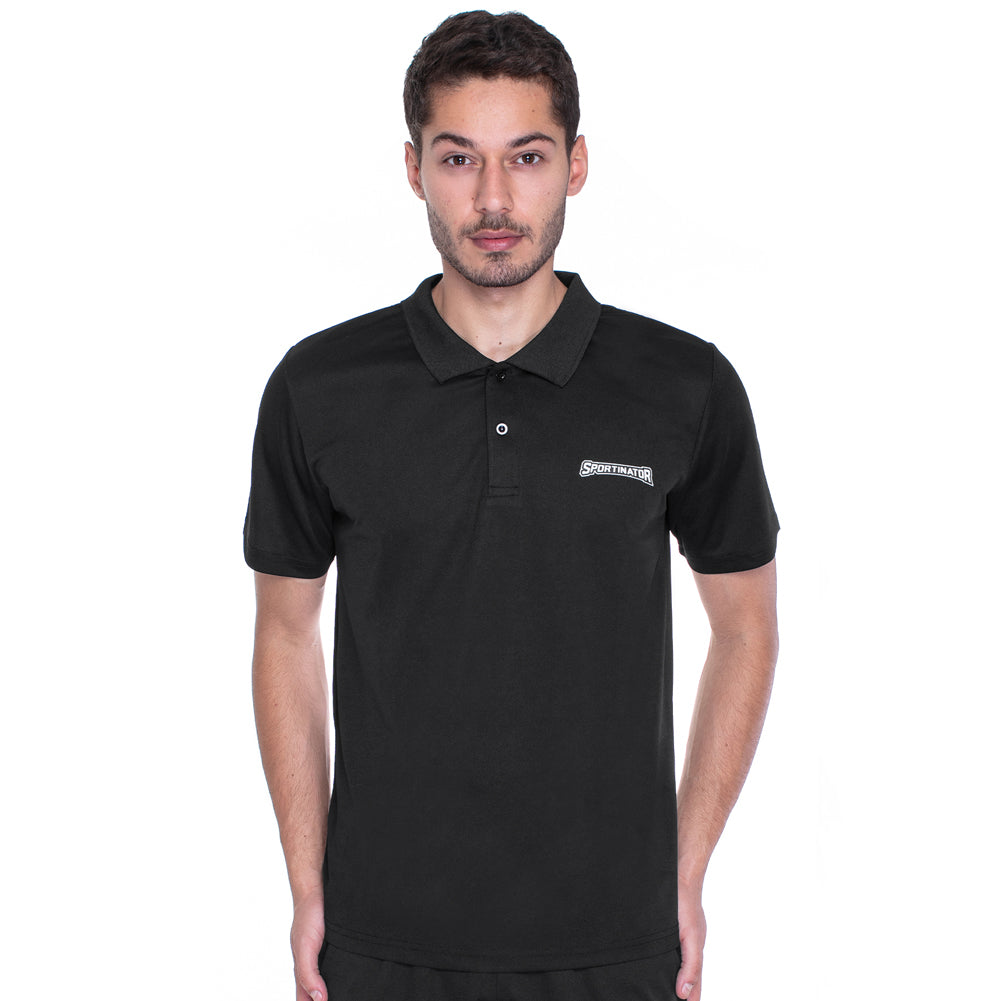 SPORTINATOR Essentials Heren Poloshirt training zwart