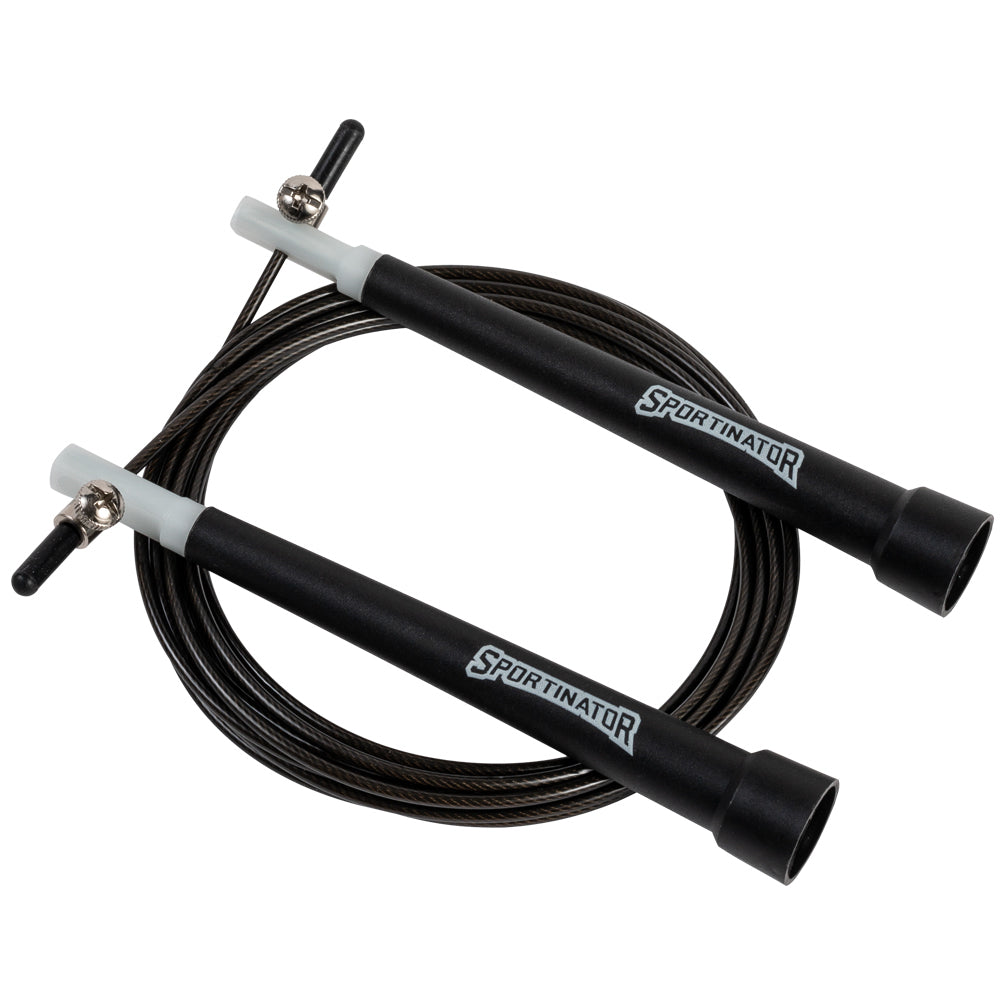 SPORTINATOR Speed Springtouw zwart