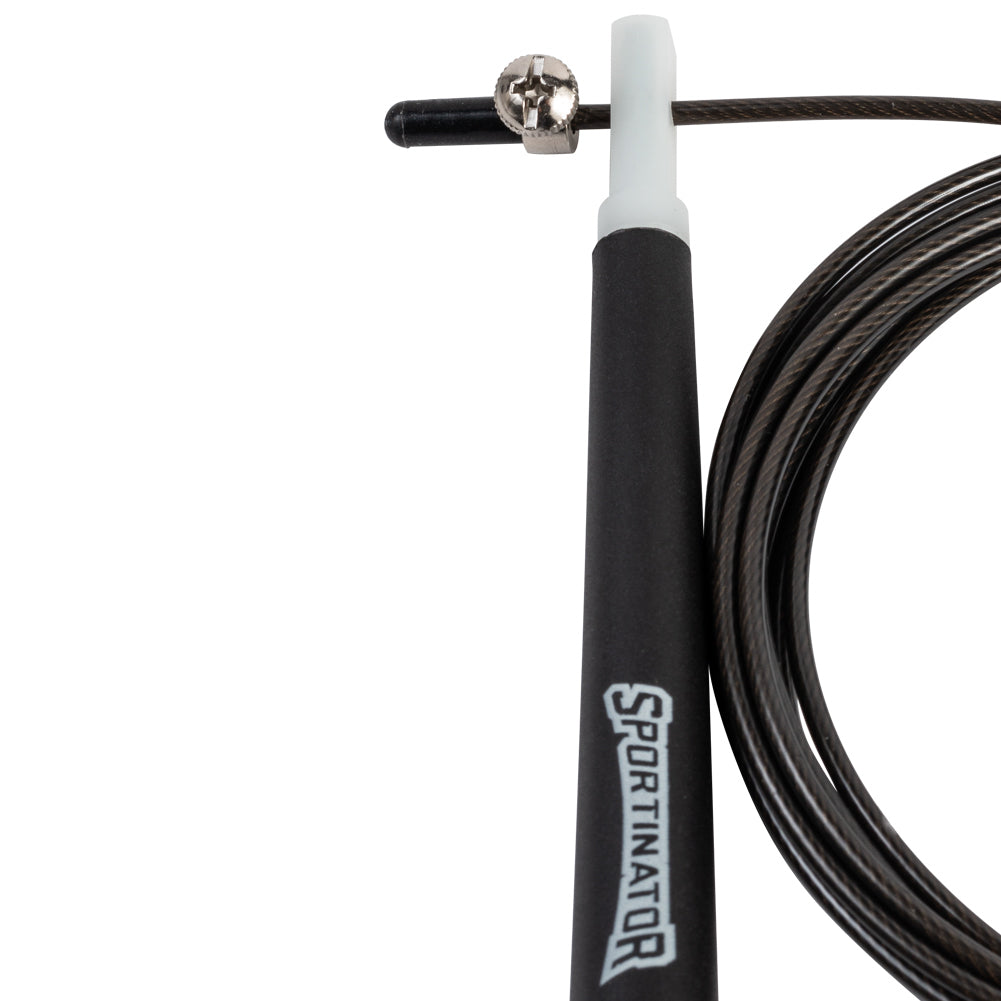 SPORTINATOR Speed Springtouw zwart