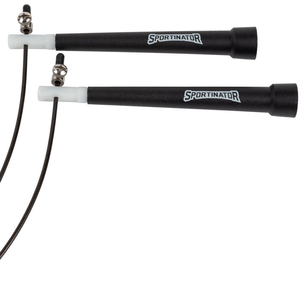 SPORTINATOR Speed Springtouw zwart