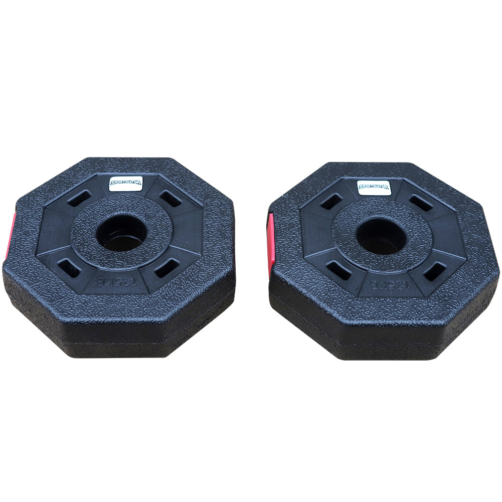 SPORTINATOR 1,25 kg Bumper Plates Fitness halterschijven set van 2