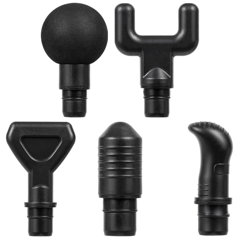 SPORTINATOR "Level Up" Massagepistool incl. accessoires grijs
