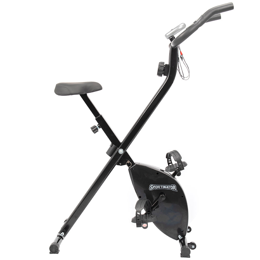 SPORTINATOR X-Bike opvouwbare hometrainer zwart