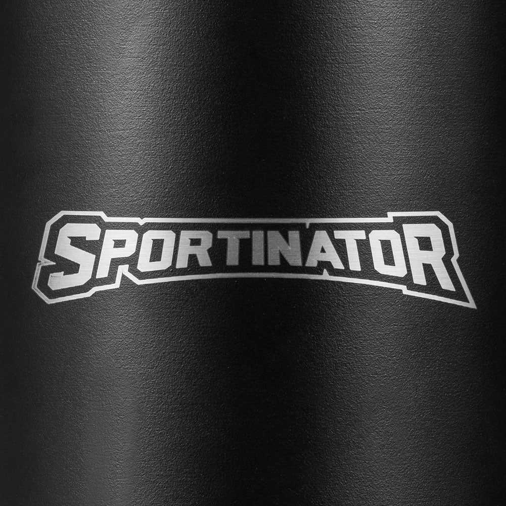 SPORTINATOR "Hydrated" Fitness Roestvrijstalen drinkfles 2,2l zwart