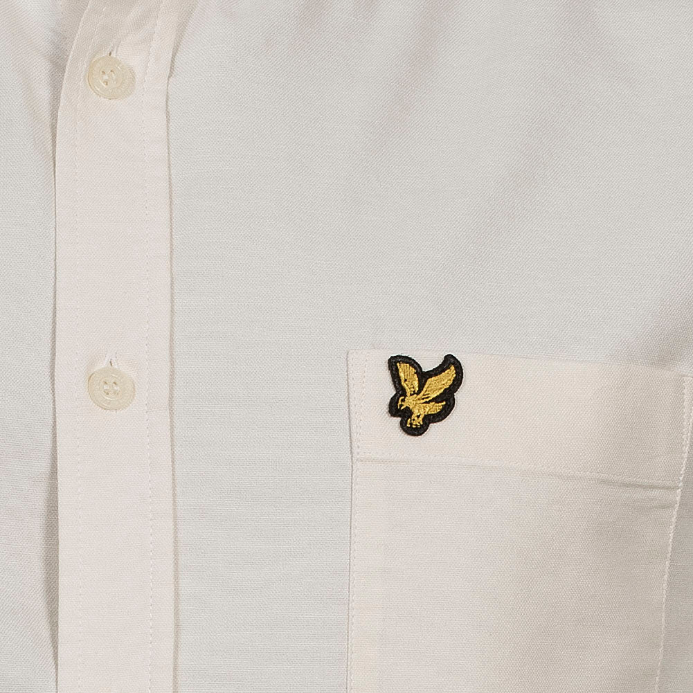 Lyle & Scott Oxford Heren Overhemd Korte Mouw SW1208V-Z139