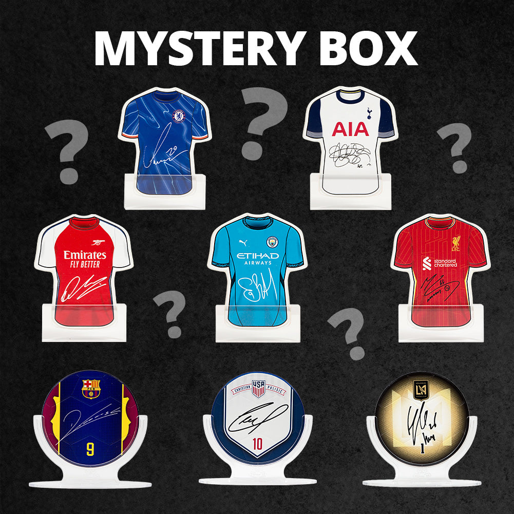 Mystery Box Speler Voetbal Verzamelobject 14 cm SP-MYST-FOOTBALL