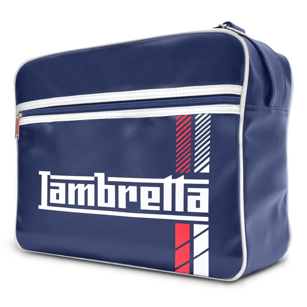Lambretta Racing Stripe Flight Bag Schoudertas T20076-NVY