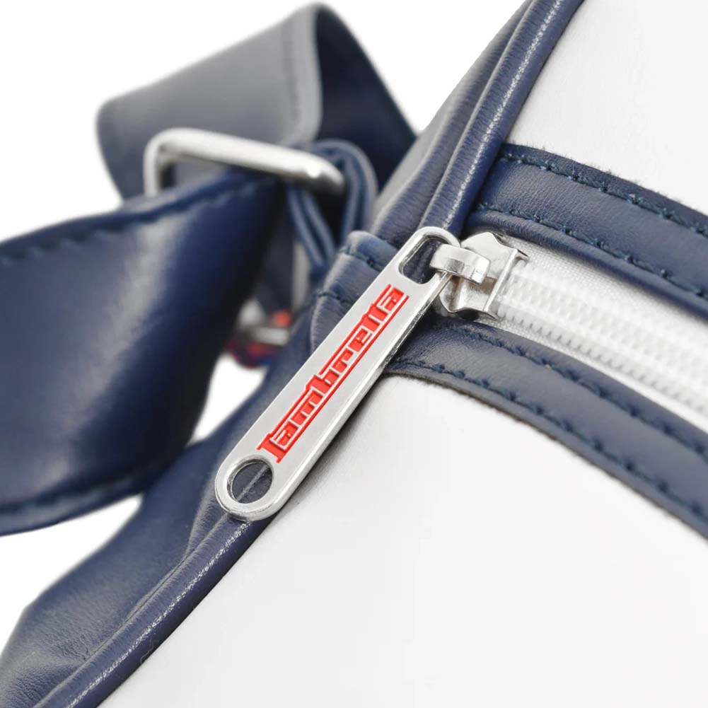 Lambretta Racing Stripe Flight Bag Schoudertas T20076-WHT