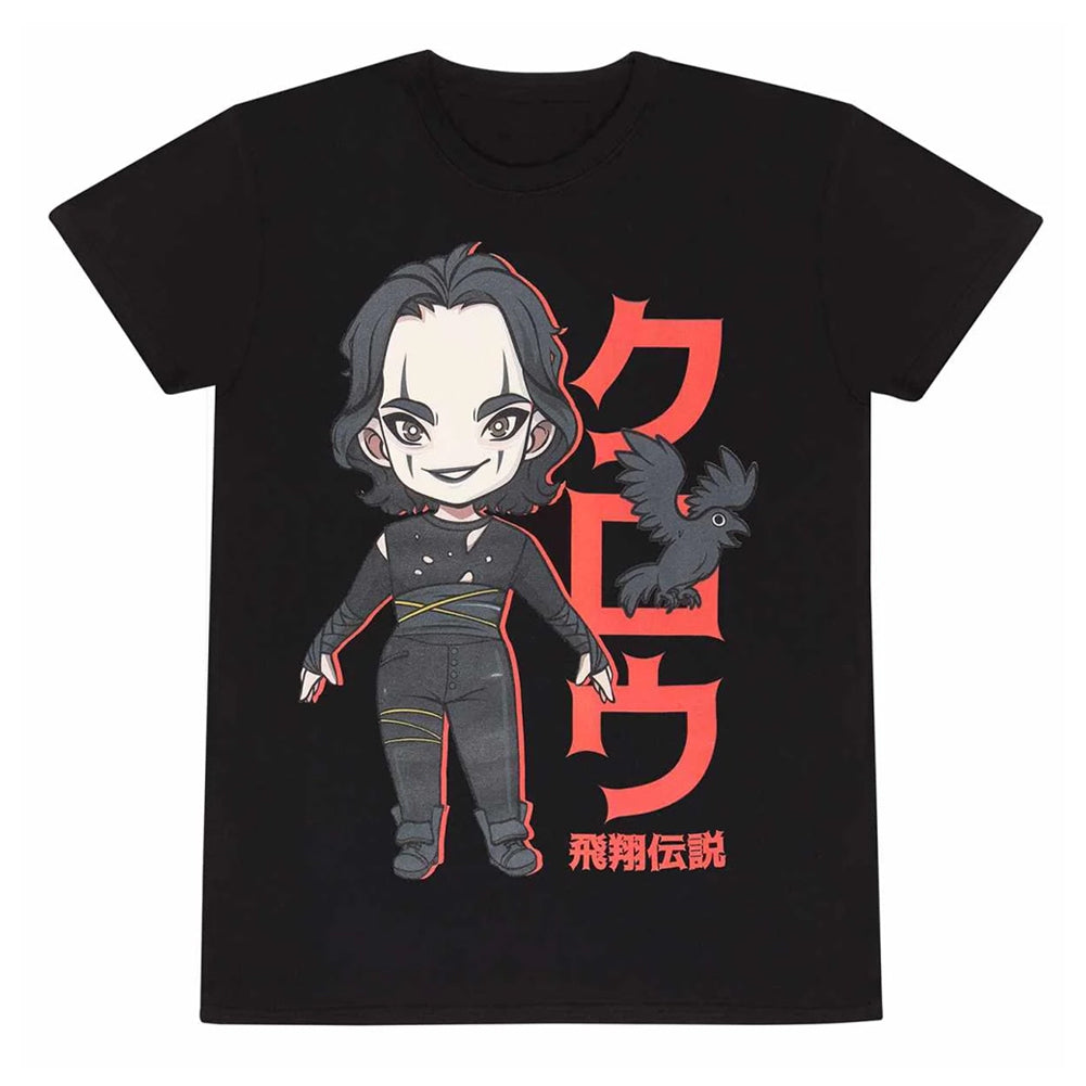 The Crow - De Kraai Anime Heren T-shirt TCR06701TSB