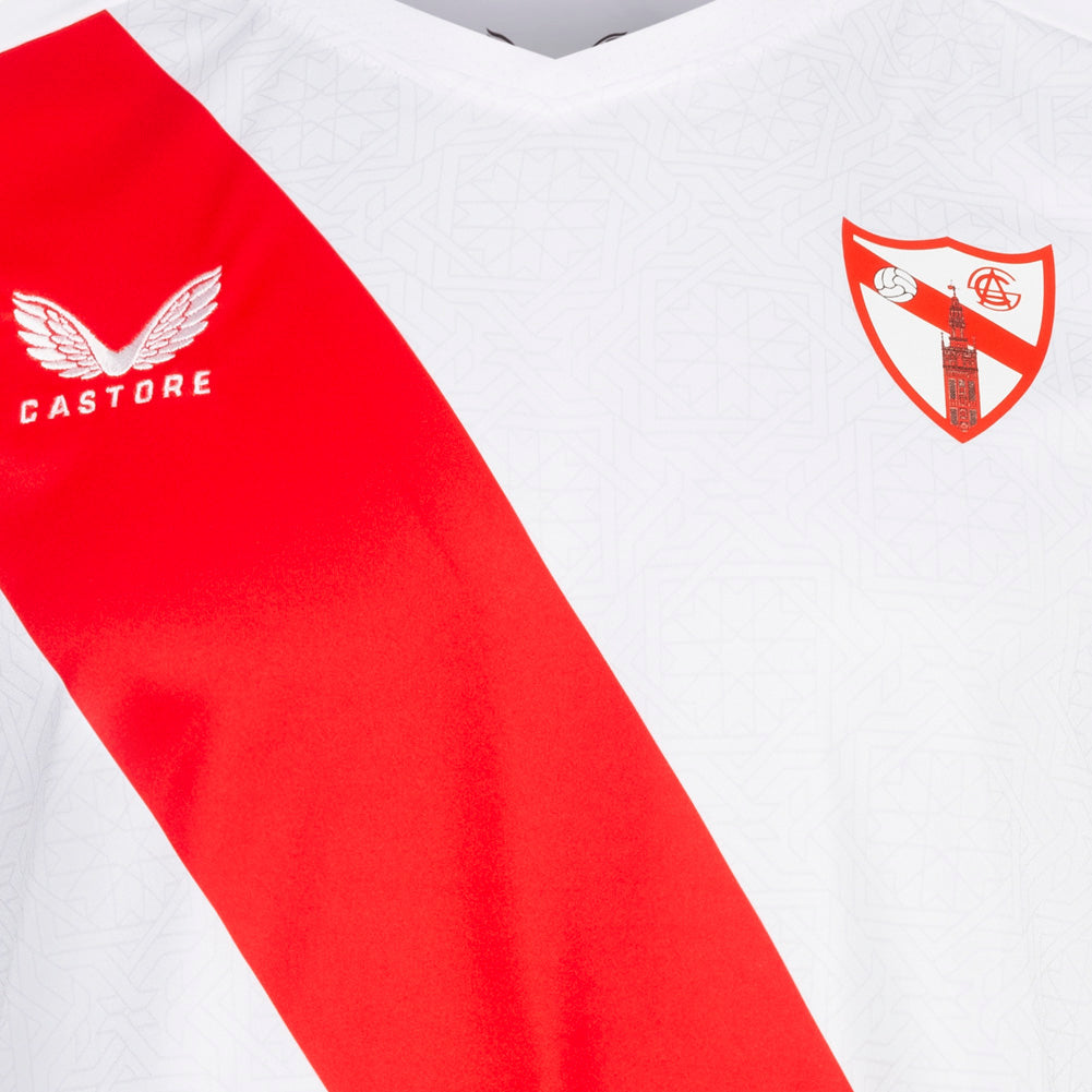 Sevilla Atlético CASTORE Thuisshirt Heren TM1137-WHITETRUERED