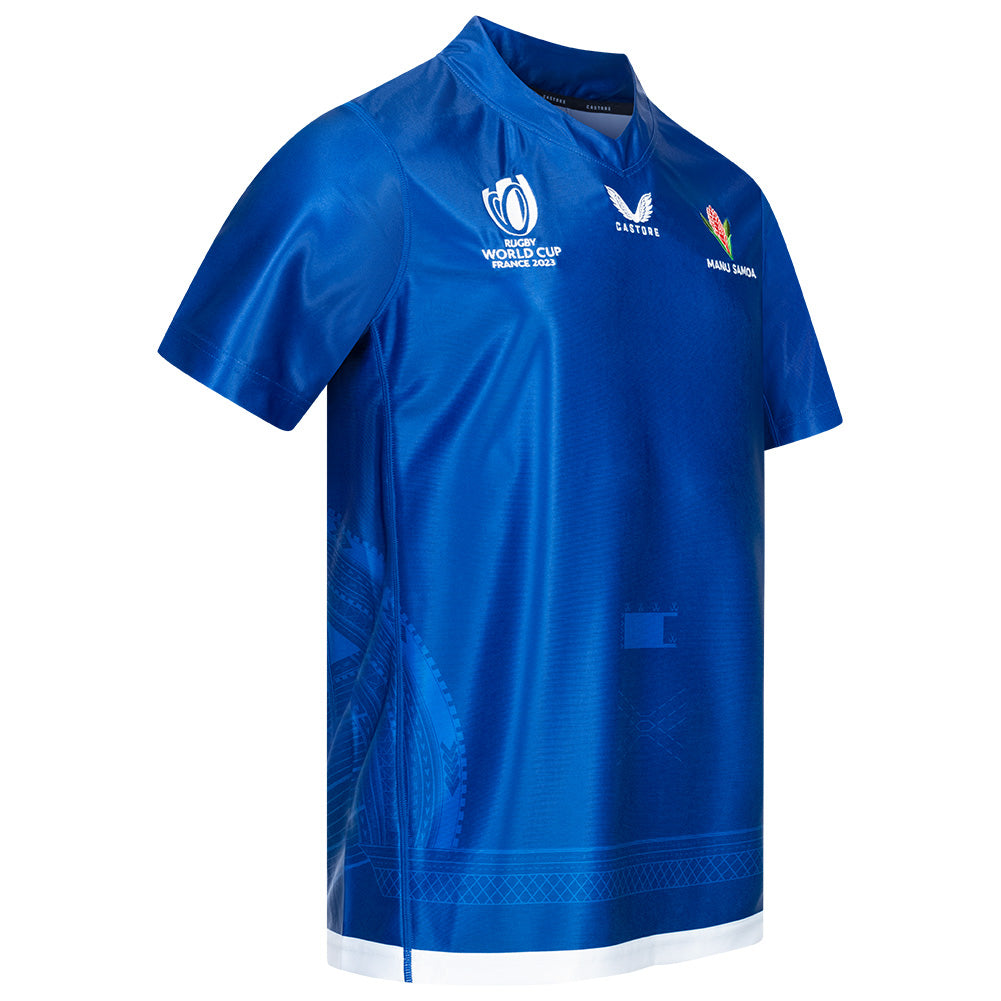 Samoa Rugby WK CASTORE Heren Thuisshirt TM3340-BLUE