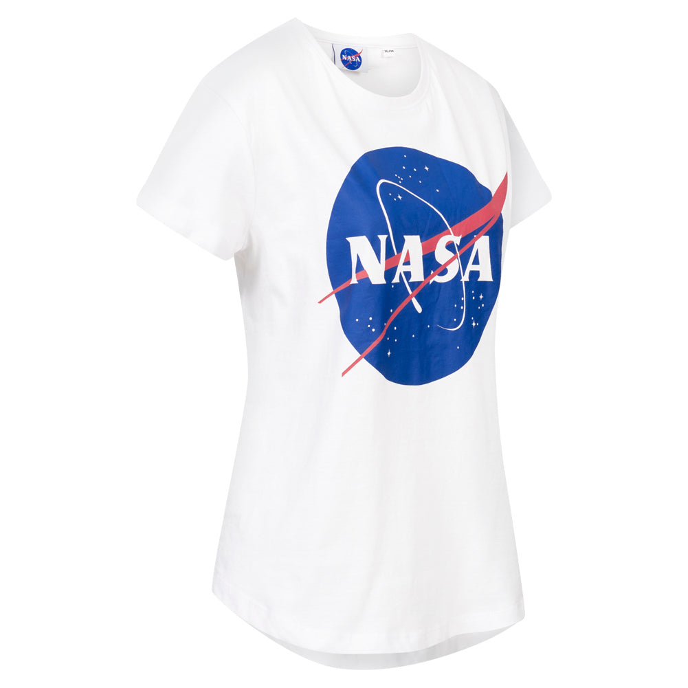 NASA Circle Logo Dames T-shirt TMLTS007WHT