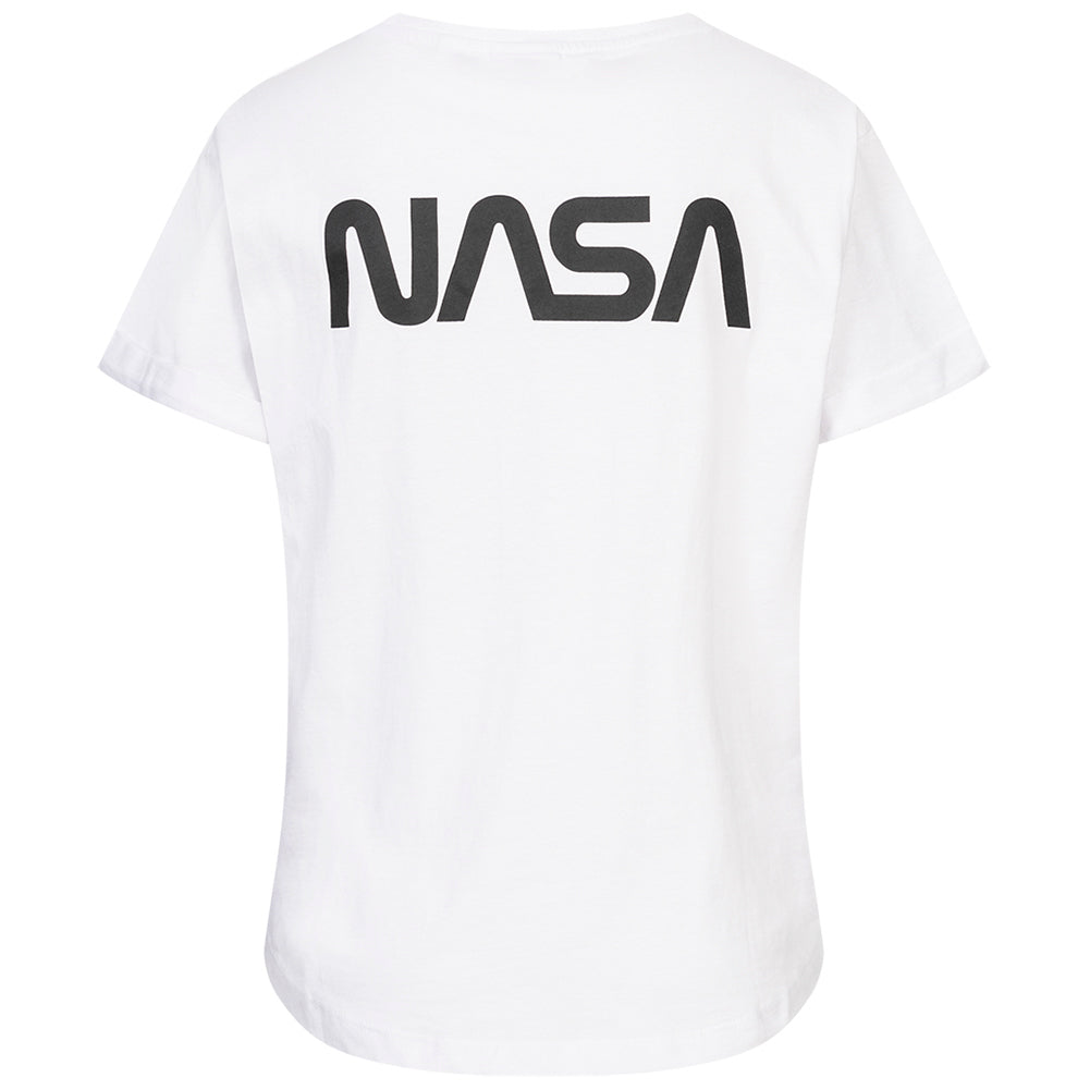 NASA Circle Logo Dames T-shirt TMLTS007WHT