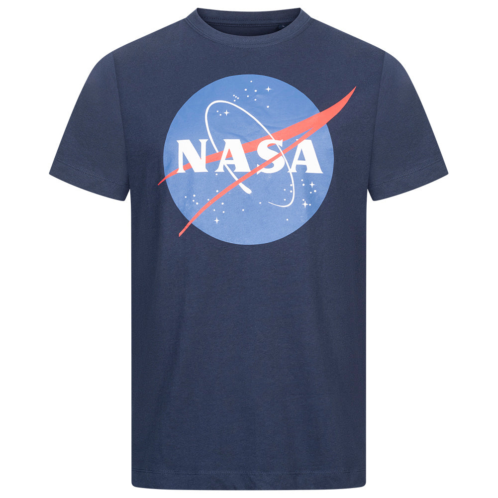 NASA Circle Logo T-shirt voor heren TMMTS007NVY