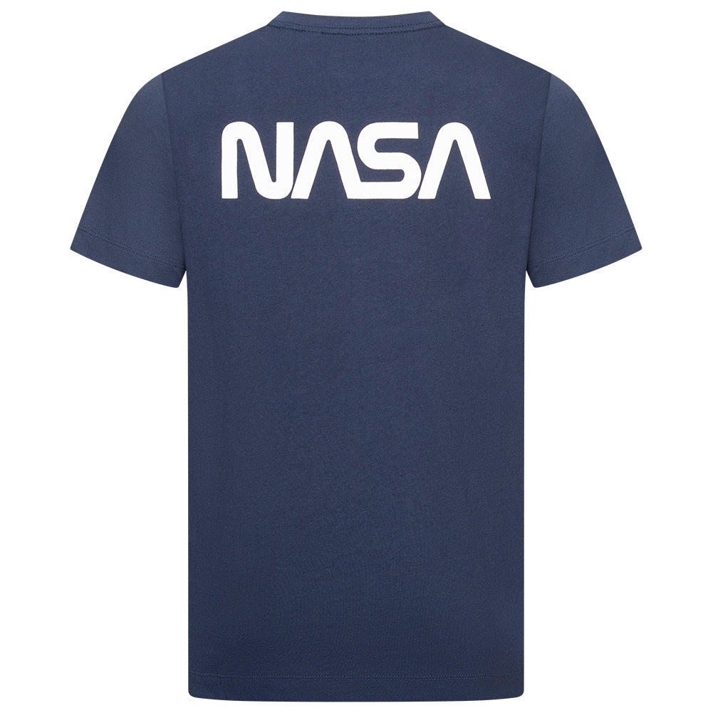 NASA Circle Logo T-shirt voor heren TMMTS007NVY