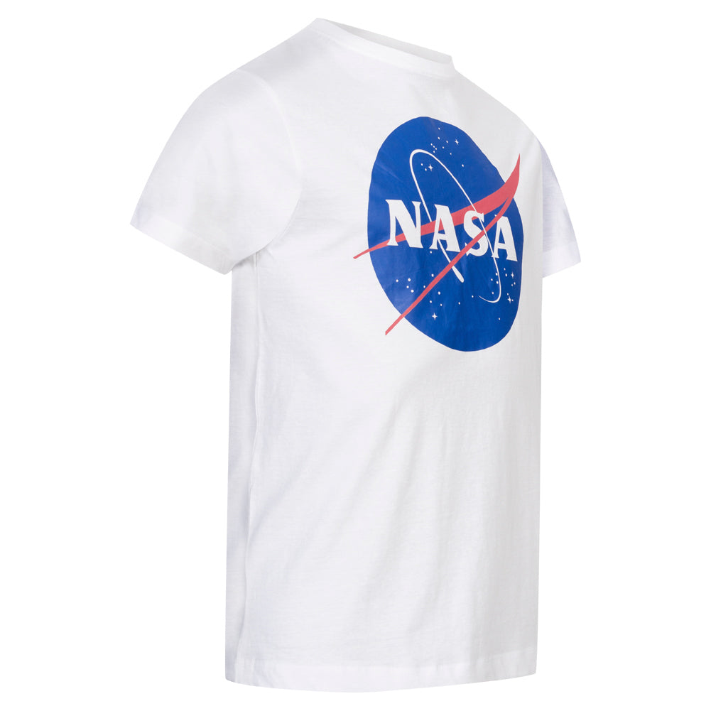 NASA Circle Logo Heren T-shirt TMMTS007WHT
